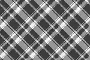 Herringbone check textile fabric, new pattern seamless background. Checker texture tartan plaid in vintage gray and grey colors. vector