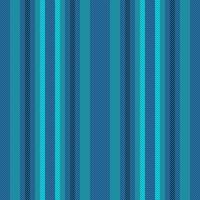 Intricate pattern textile, shop fabric seamless stripe. Panel background texture lines vertical in cyan and blue colors. vector