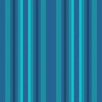 Intricate pattern textile, shop fabric seamless stripe. Panel background texture lines vertical in cyan and blue colors. vector