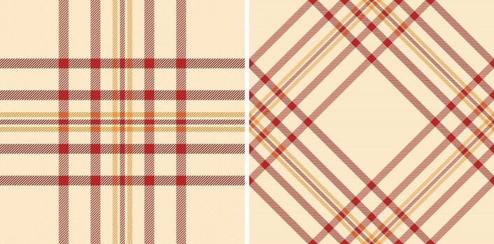 Textile seamless texture of plaid background tartan with a pattern check fabric. vector