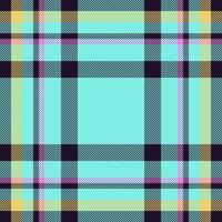 Plaid check pattern. Seamless fabric texture. Tartan textile print. vector