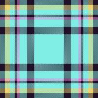 Plaid check pattern. Seamless fabric texture. Tartan textile print. vector