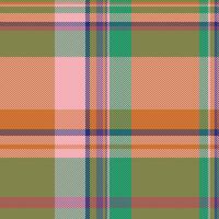 Check pattern textile of texture tartan plaid with a seamless fabric background. vector