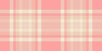 Machinery pattern background, rustic check seamless texture. Copy space fabric tartan plaid textile in light and red colors. vector