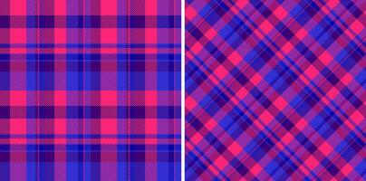 textile seamless of tartan plaid pattern with a texture fabric background check. Set in space colors for classic wardrobe essentials in timeless style. vector