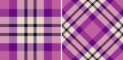 Background textile seamless of pattern tartan texture with a check plaid fabric. vector