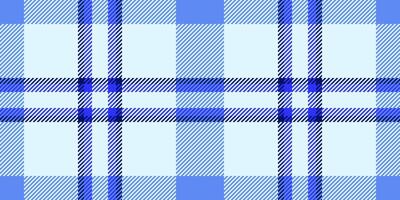 Bag plaid fabric tartan, deep seamless textile background. Christmas ornament texture pattern check in blue and light colors. vector