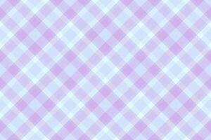 Rest plaid pattern texture, room seamless fabric. Endless textile tartan check background in light and light cyan colors. vector