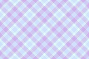 Rest plaid pattern texture, room seamless fabric. Endless textile tartan check background in light and light cyan colors. vector