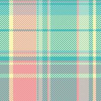 Fabric pattern plaid of seamless textile background with a tartan texture check. vector