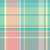 Fabric pattern plaid of seamless textile background with a tartan texture check. vector