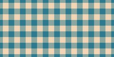 Give seamless pattern check, awesome background tartan texture. Ceremony plaid textile fabric in cyan and light colors. vector
