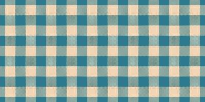 Give seamless pattern check, awesome background tartan texture. Ceremony plaid textile fabric in cyan and light colors. vector