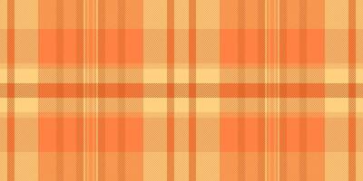 Postcard fabric background seamless, new york texture pattern tartan. Print plaid check textile in orange and amber colors. vector