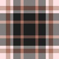 Plaid check pattern. Seamless fabric texture. Tartan textile print. vector