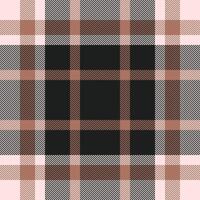 Plaid check pattern. Seamless fabric texture. Tartan textile print. vector