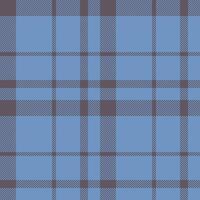 Plaid seamless pattern in blue. Check fabric texture. textile print. vector