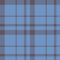 Plaid seamless pattern in blue. Check fabric texture. textile print. vector