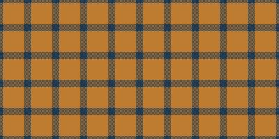 Trade background tartan fabric, business texture pattern. Print textile check seamless plaid in cyan and orange colors. vector