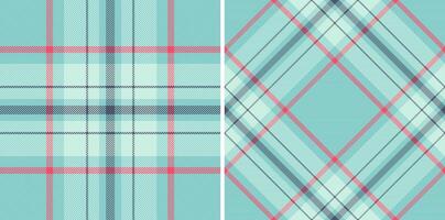 Background textile of texture check pattern with a plaid fabric tartan seamless. vector