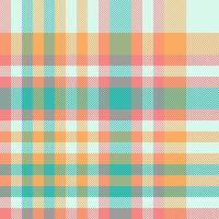 Seamless textile check of texture background with a tartan pattern plaid fabric. vector