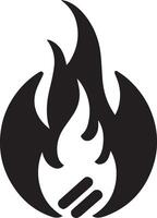 Fire Flame Icon art illustration 6 vector