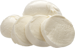 Mozzarella isolated on transparent background png