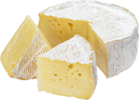 Camembert cheese isolated on transparent background png