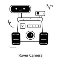 Trendy Rover Camera vector