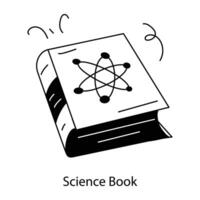 Trendy Science Book vector