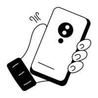 Trendy Smartphone Backside vector