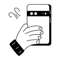 Trendy Smartphone Concepts vector