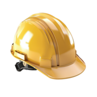 3d illustration of construction helmet isolated on transparent background png