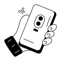 Trendy Phone Concepts vector