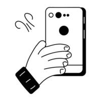 Trendy Portable Gadget vector