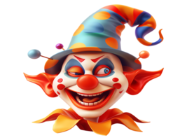 clown met een ballon transparant achtergrond png