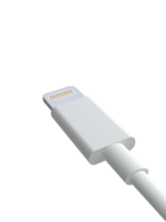 3D USB- lightning Type Cable Rendering - High-Quality Connectivity Visualization png