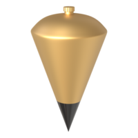 3D Plumb bob realistic rendering png