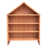 3D Shelf shoes. Shelves closet realistic wooden shoe rack, png