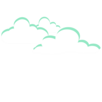 Wolken schwebend im das Himmel im das Welt png