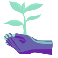 Let's join together and help plant trees with our own two hands. png