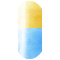 Capsule medicine. It is a tool used to heal the body. png