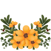 beau bouquet de fleurs png