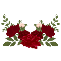 vacker blombukett png