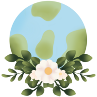 Flowers and earth png