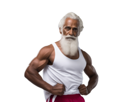 muscular Senior cidadão Velhote indiano homem png