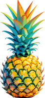 ananas fruit tekenfilm beeld png