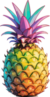 Pineapple Fruit Cartoon Illustration png