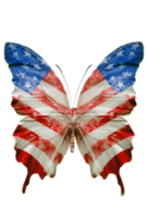 farfalla americano bandiera americana patriottico clipart png