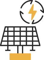 Renewable Energy Skined Filled Icon vector